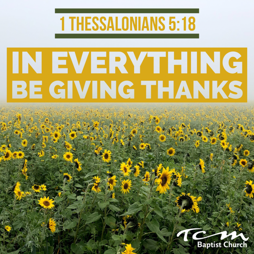 In Everything Be Giving Thanks
